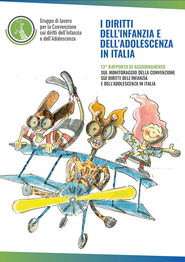 Copertina 13° Rapporto CRC I diritti dell'infanzia e dell'adolescenza in Italia